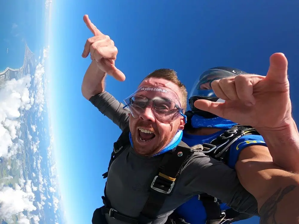 누사 스카이다이빙 13000피트 점프