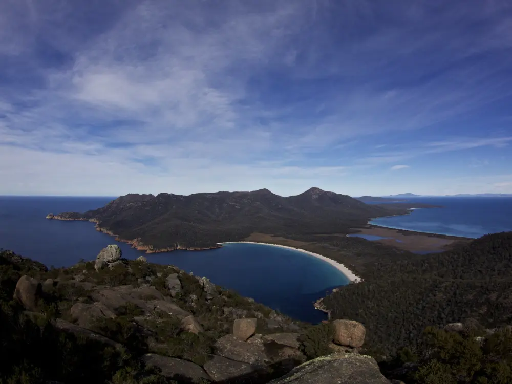 타즈매니아 와인글라스 베이 투어